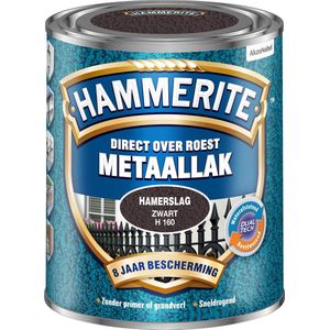 Hammerite Hamerslag Metaallak Zwart