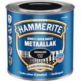 Hammerite Metaallak Zwart S060 Hoogglans 250ml