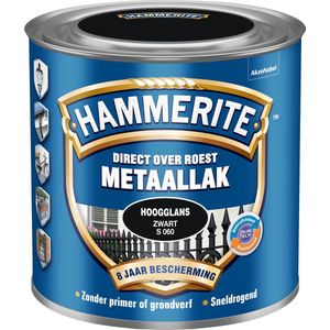 Hammerite Hoogglans Zwart S060