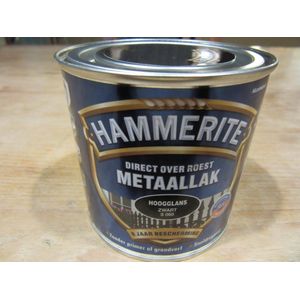 Hammerite hoogglans metaallak 250ml zwart S060