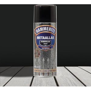 Hammerite Metaalverf Hamerslag Zwart H160 400ml