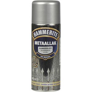 Metaallak Direct over Roest Hamerslag Spuitbus - 400 ml H115 Zilvergrijs | 5011867025353 | Verf