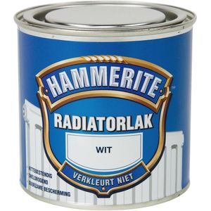 Hammerite Radiatorlak - Wit 250 ml - Aflakken