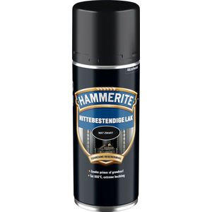 Hammerite Hittebestendige Lak - Mat - Zwart - 400 ml