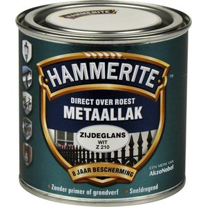 Hammerite Metaallak Blanc Z210 Zijdeglans 250ml