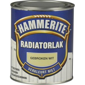 Hammerite Radiatorlak Hoogglans - Gebroken Wit - 0,75L