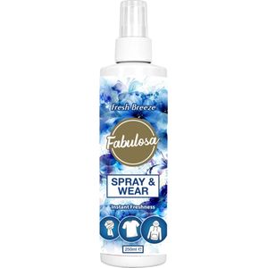 12x Fabulosa Spray&Wear Kledingspray Fresh Breeze 250 ml