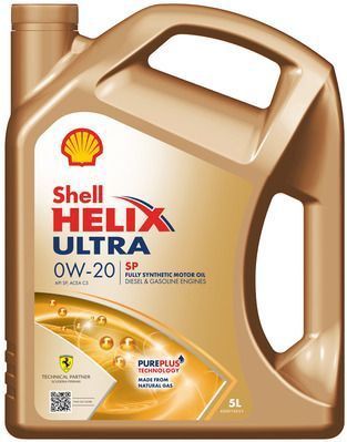 SHELL - Helix Ultra SP - Motorolie - 5 liter - Viscositeit 0W-20