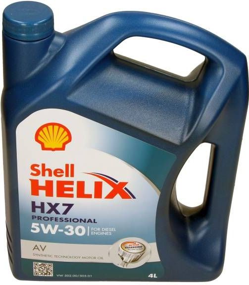 SHELL - Helix HX7 Professional AV - Motorolie - 4 liter - Viscositeit 5W-30 - ACEA C3