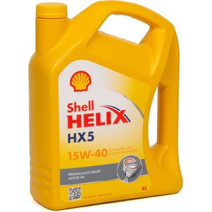 SHELL - Helix HX5 - Motorolie - 15W40 - 4L