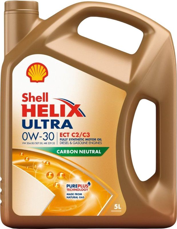 Shell - Helix ULTRA ECT C2/C3 - Motorolie - 0W-30 - 5 Liter