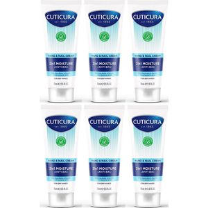 CUTICURA HAND & NAIL 2IN1 ANTIBAC MOISTURE CREAM - 6 X 75 ML