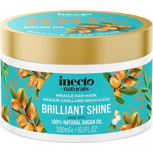 Inecto Naturals - Brilliant Shine - Haarmasker - Arganolie