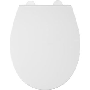 Croydex WL403022 Capri PP Thermoplastisch instapniveau, softclose-wc-bril, wit