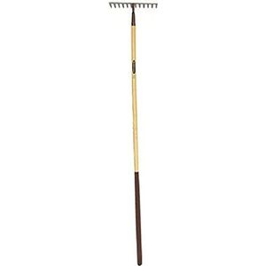Spear & Jackson 4145NB/09 bodemhark, bruin houten handvat met bronzen kop, 163 x 30,5 x 9 cm