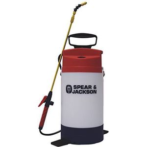 Spear & Jackson Drukspuit WOOD 5 Liter – Drukspuiten - Druksproeier - Onkruidverdelger - Sproeier - Drukspuiten - drukspuit zuurbestendig - drukspuit zuur