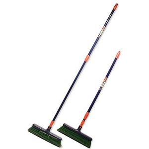 Kunstgrasborstel met telescoopsteel