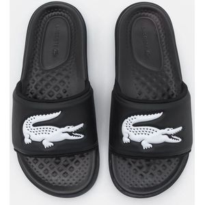 Lacoste Slippers Croco Dualiste Heren Zwart Wit