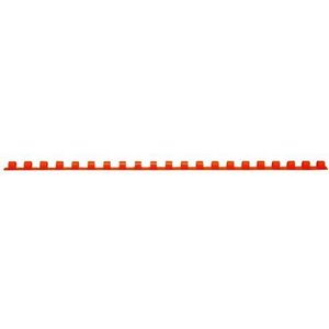 Binderringen, kunststof, A4, rood, 8 mm, 100 stuks