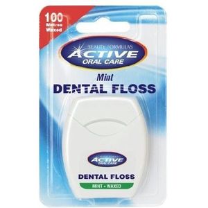 Active Oral Care Mint Dental Floss 100 m