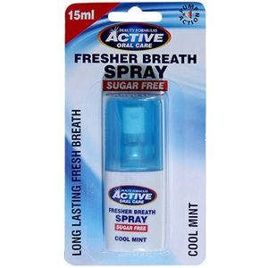 Active Oral Care - Fresh Breath Cool Mint - Mondspray - 15 ml