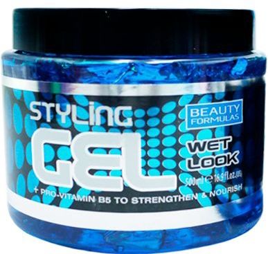 Beauty Formulas - Styling Gel - Wet Look - 500 ml