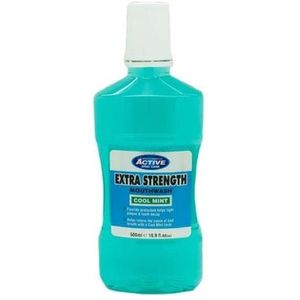 Active Oral Care Extra Strength Cool Mint Mouthwash 500 ml