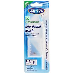 Active Oral Care - Micro Heads - Interdental Borstels - 1 stuk + 10 stuks