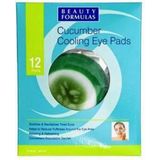 Beauty Formulas - Clear Skin Cucumber Cooling - Oogmaskers - 12 St