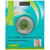 Beauty Formulas - Clear Skin Cucumber Cooling - Oogmaskers - 12 St