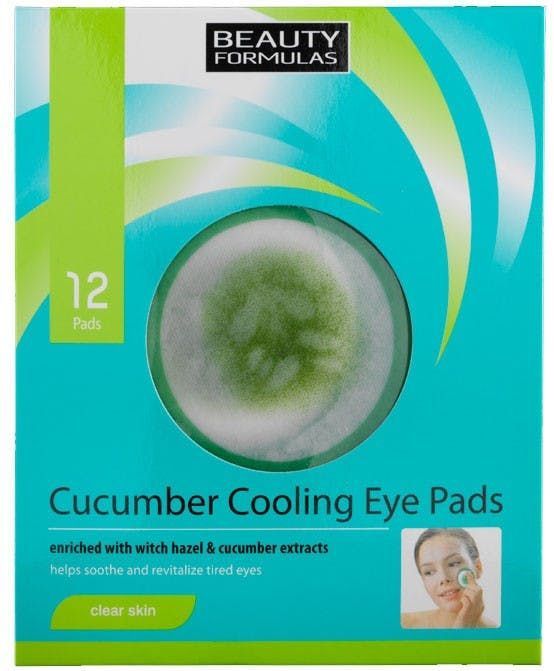 Beauty Formulas Cucumber Cooling Eye Pads 12 st