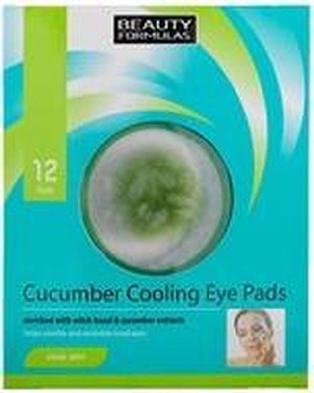 Beauty Formulas - Clear Skin Cucumber Cooling - Oogmaskers - 12 St