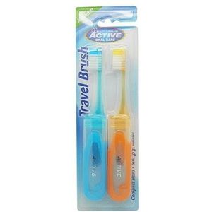 Active Oral Care - Reis Tandenborstels - Medium - 2 stuks