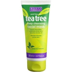 Beauty Formulas - Tea Tree - Dieptereinigend Masker - 100 ml