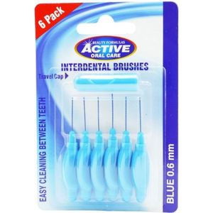 Active Oral Care - Interdentale Borstels - 0,6 mm - 6 Stuks