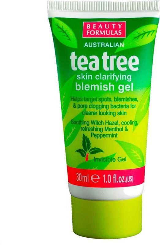 Beauty Formulas - Tea Tree - Reinigingsgel - 30 ml - Kalmerend