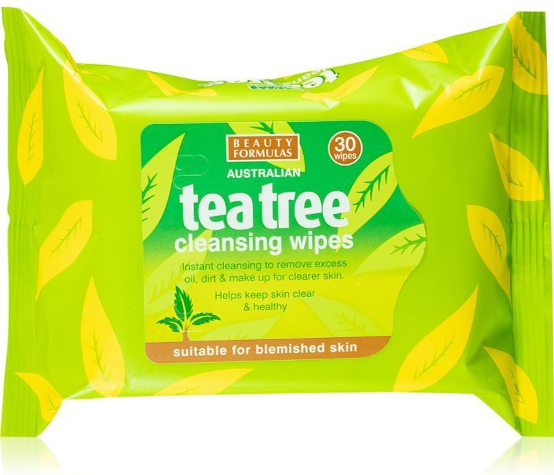 Beauty Formulas - Tea Tree - Reinigingsdoekjes - 30 Stuks