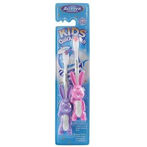 Active Oral Care Kinderkonijn Quick Brush 3-6 Jaar 2 st