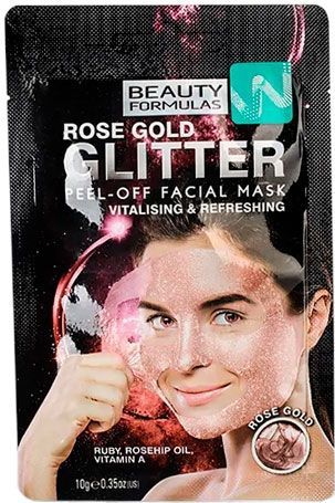 Beauty Formulas Rose Gold Glitter Gezichtsmasker