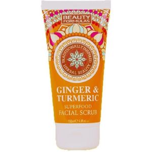 Beauty Formulas Ginger & Turmeric Facial Scrub 150 ml