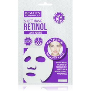 Beauty Formulas Retinol Cellaag Masker tegen Huidveroudering 1 st