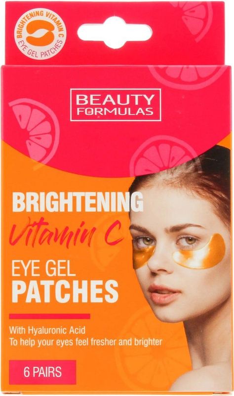Beauty Formulas Vitamin C Verhelderende Masker voor de Ogen 6x2 st