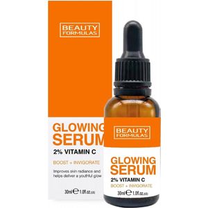 Beauty Formulas - Glowing 2% Vitamin C - Gezichtsserum - 30 ml