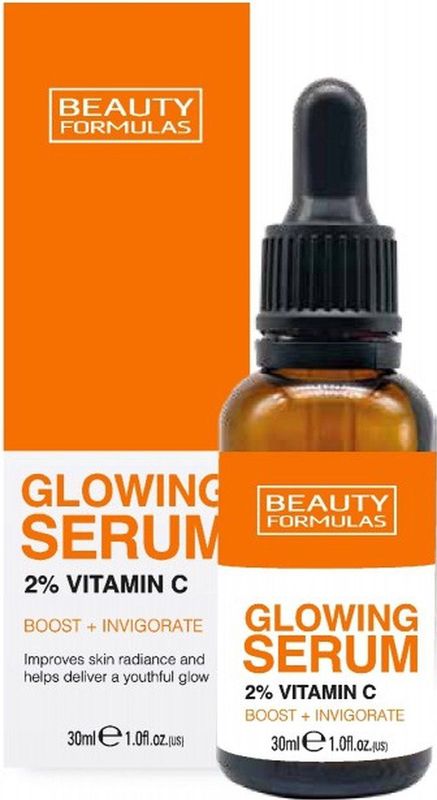 Beauty Formulas - Glowing 2% Vitamin C - Gezichtsserum - 30 ml