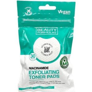 Beauty Formulas - Niacinamide - Wattenschijfjes - 30 st