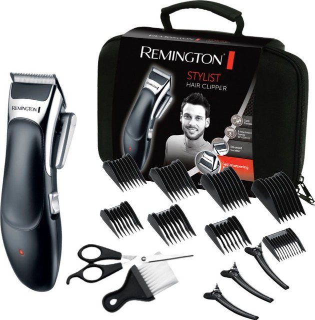 Remington - HC363C Stylist - Tondeuse - Zwart - Met 8 Opzetkammen