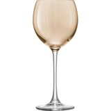 L.S.A. - Polka Wijn Glas 400ml Set van 4 Stuks Assorti - Transparant