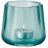 L.S.A. - Lagoon Theelicht Houder 8 cm - Glas - Groen -
