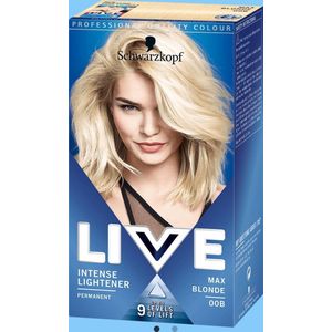 Schwarzkopf - Live Ultra Brights - Haarkleuring - 00B Blond Max - 2 x 50ml