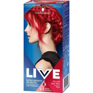 Schwarzkopf Haarcoloration Live Colour Pilar Box Red haarkleuring